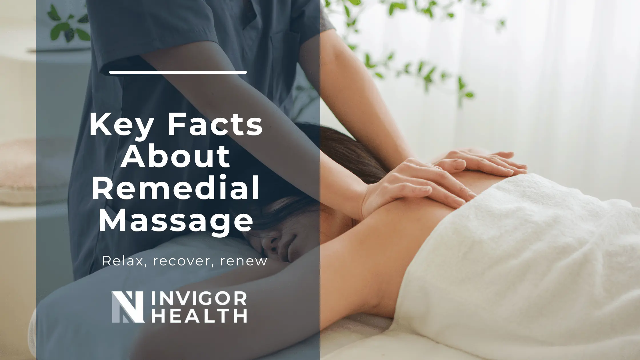 6 Important Factors about Remedial Massage and Myotherapy