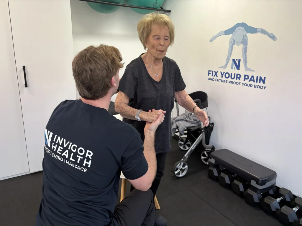 Falls prevention and mobility session at Invigor Health Maroubra