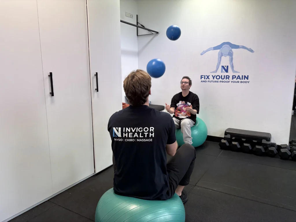 Exercise rehabilitation session at Invigor Health Bondi Junction