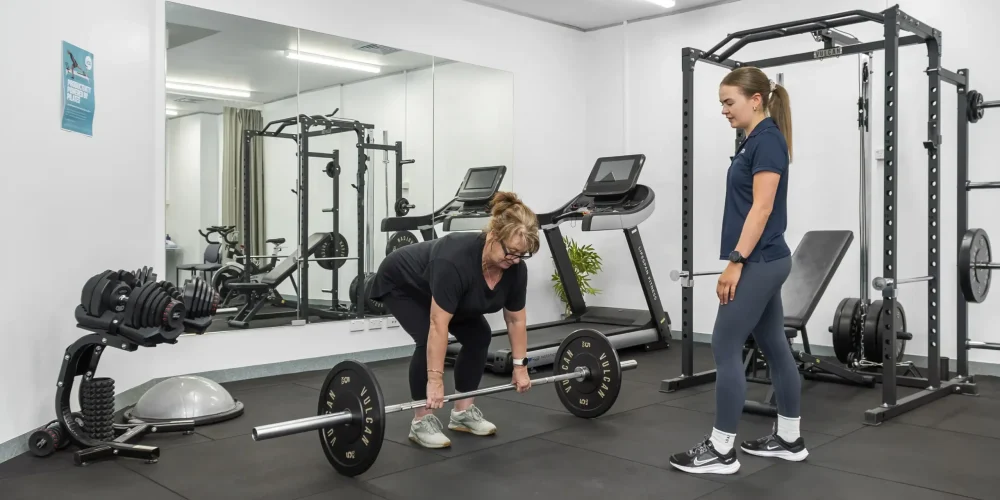 Deadlift exercise